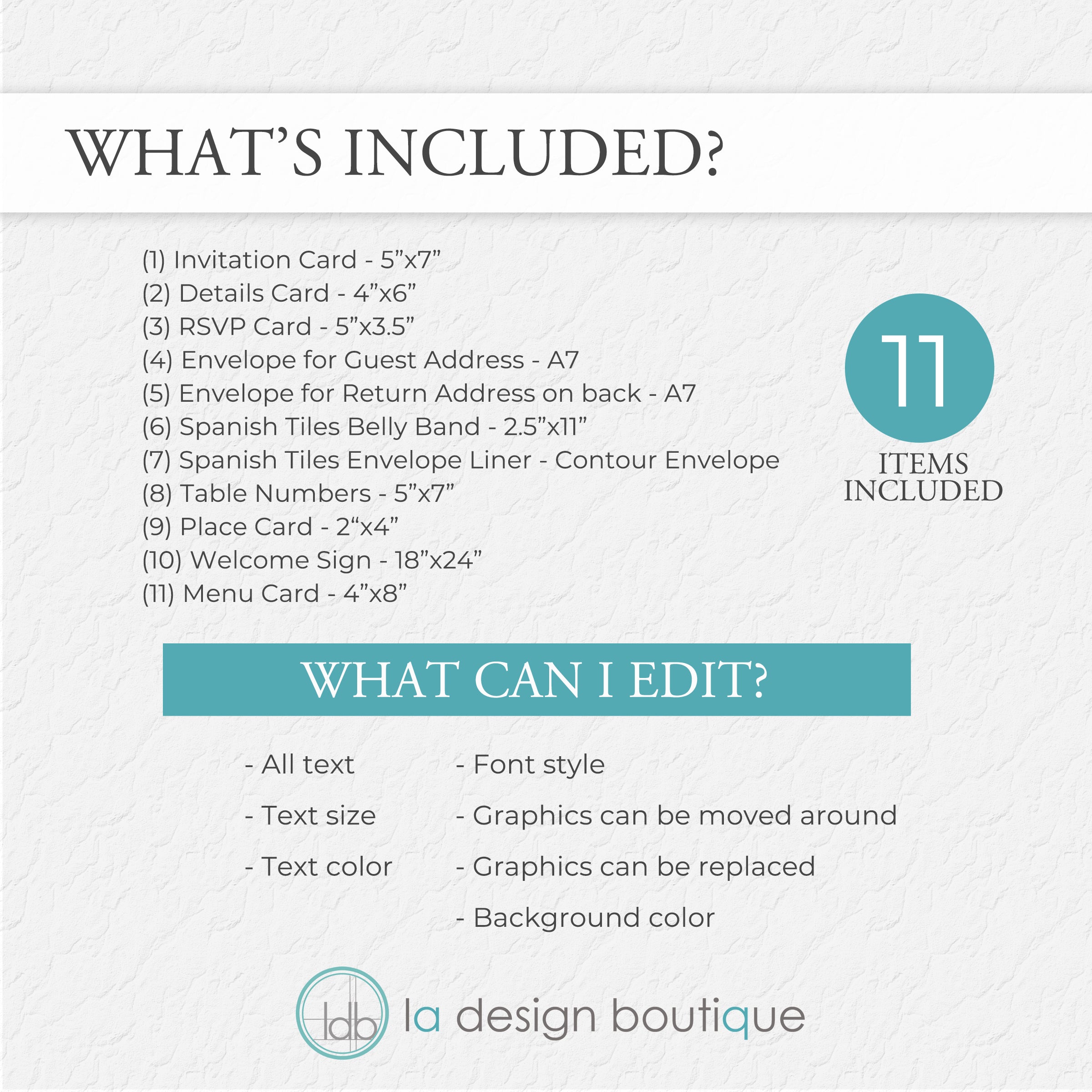 Blue Leaves Wedding Invitation and Signage Suite with Red Double Happiness - Canva Digital Template Bundle