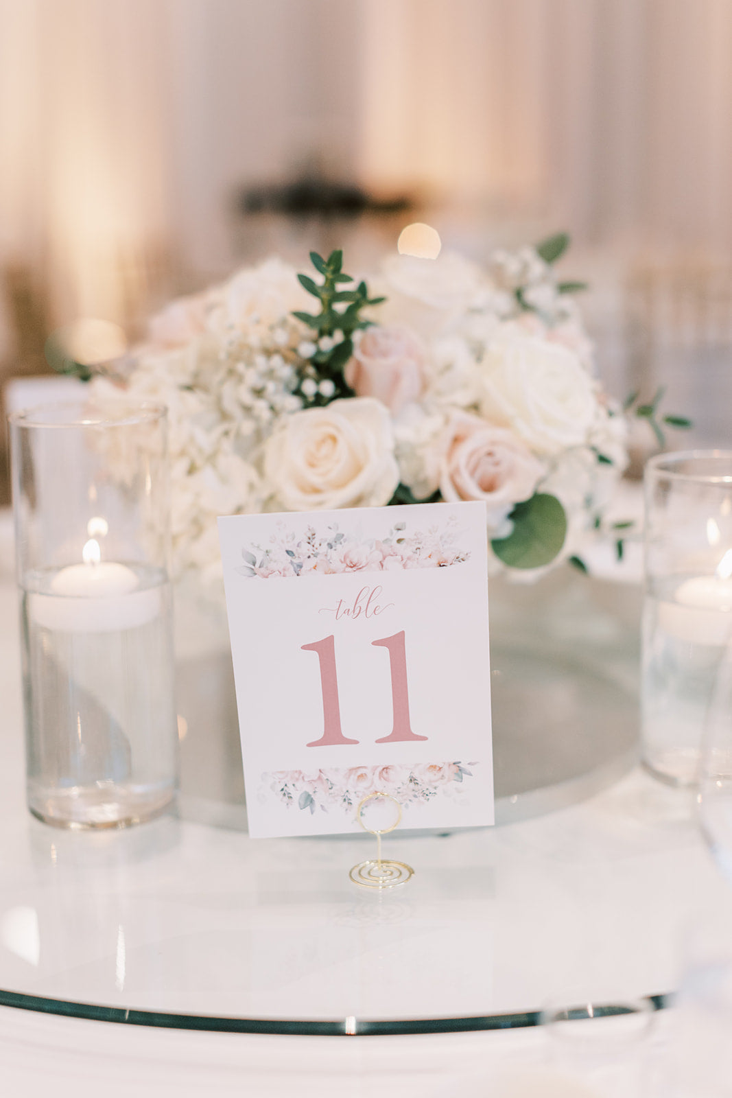 Hummingbird Florals Wedding Welcome Sign - Canva Digital Template