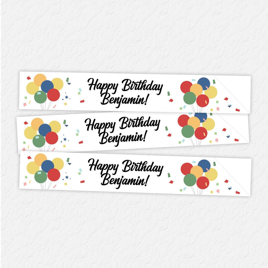 Birthday Balloons Chopstick Sleeves