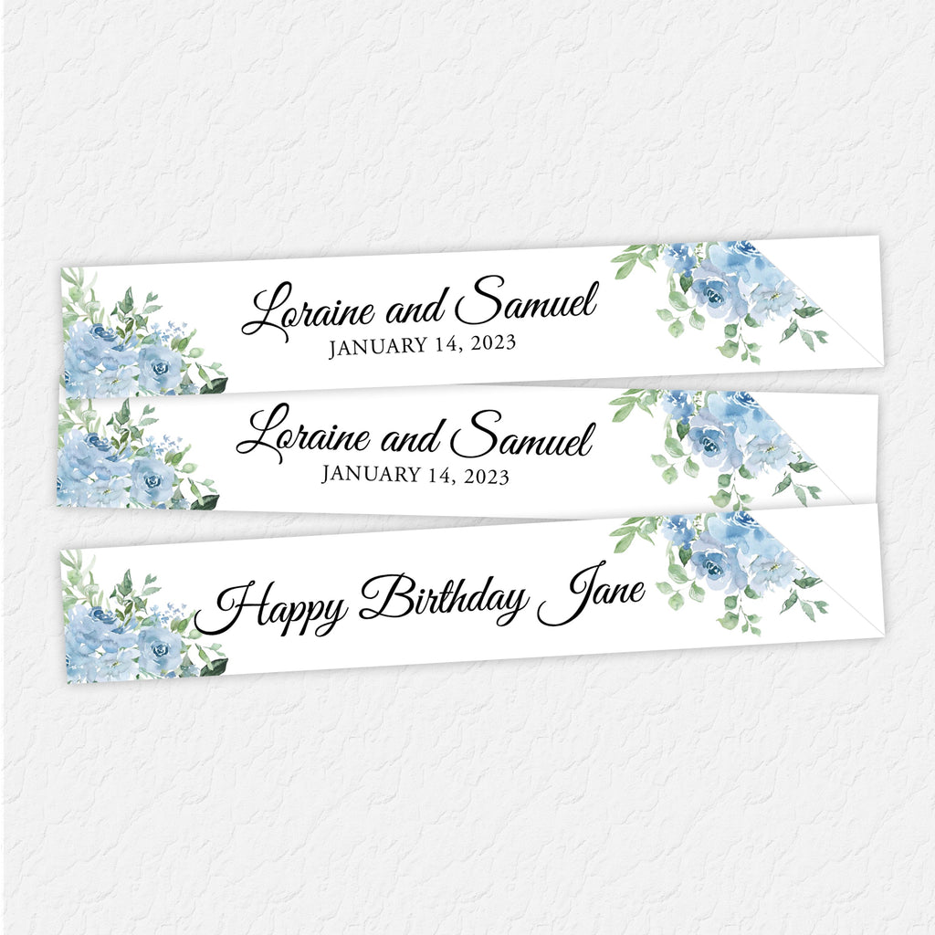 Blue Florals Chopstick Sleeves