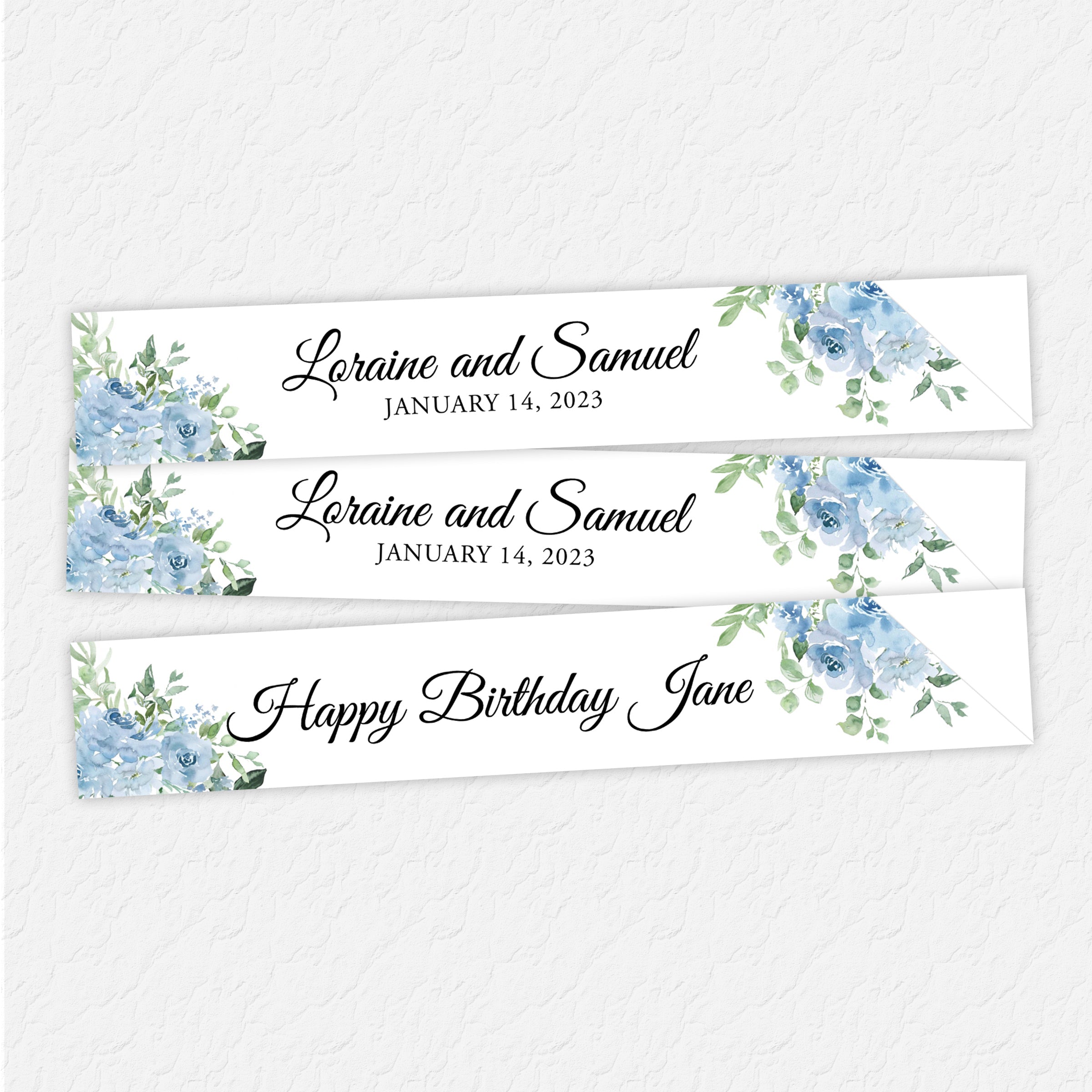 Blue Florals Chopstick Sleeves