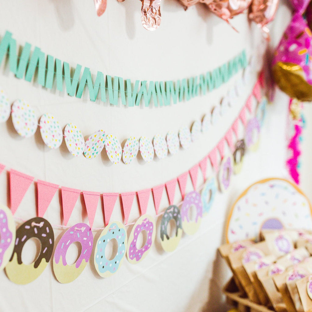Donut Themed Party Decorations Garland