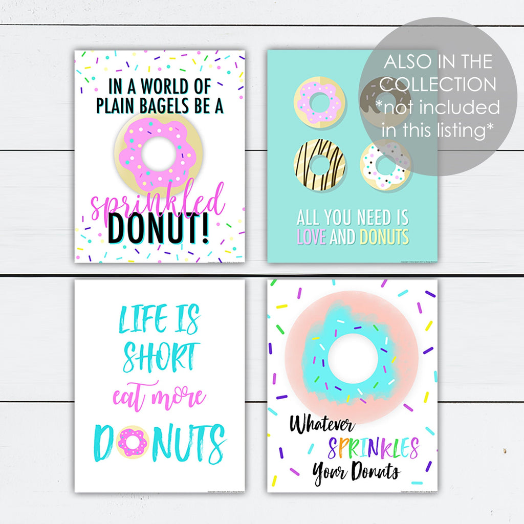 Donut Themed Party Decorations Garland