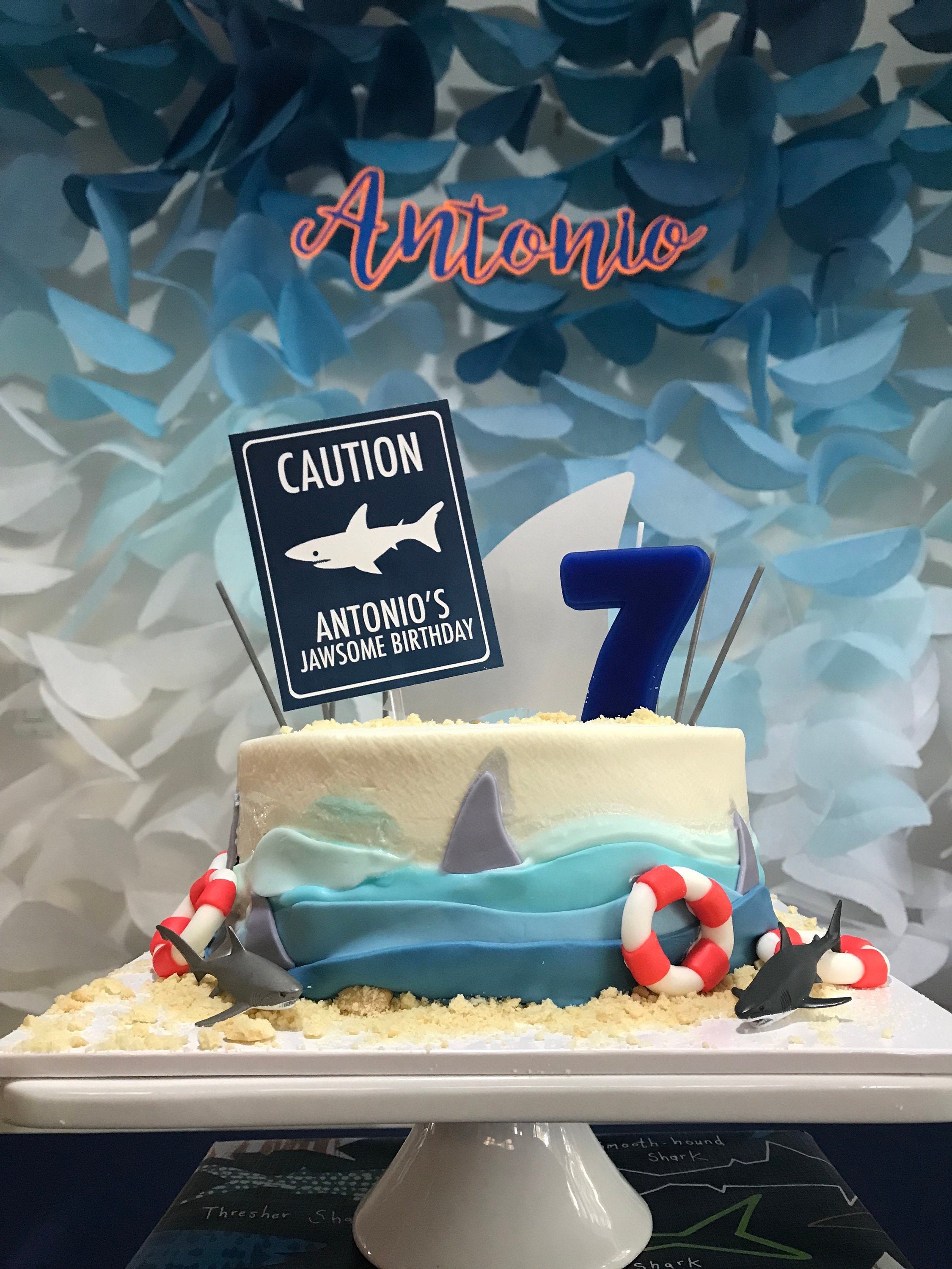 Shark Pool Party Invitation