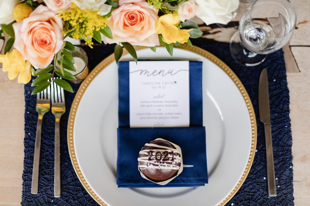 Custom Graduation Menu Cards