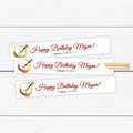 Custom Gold Circle Hibachi Chopsticks