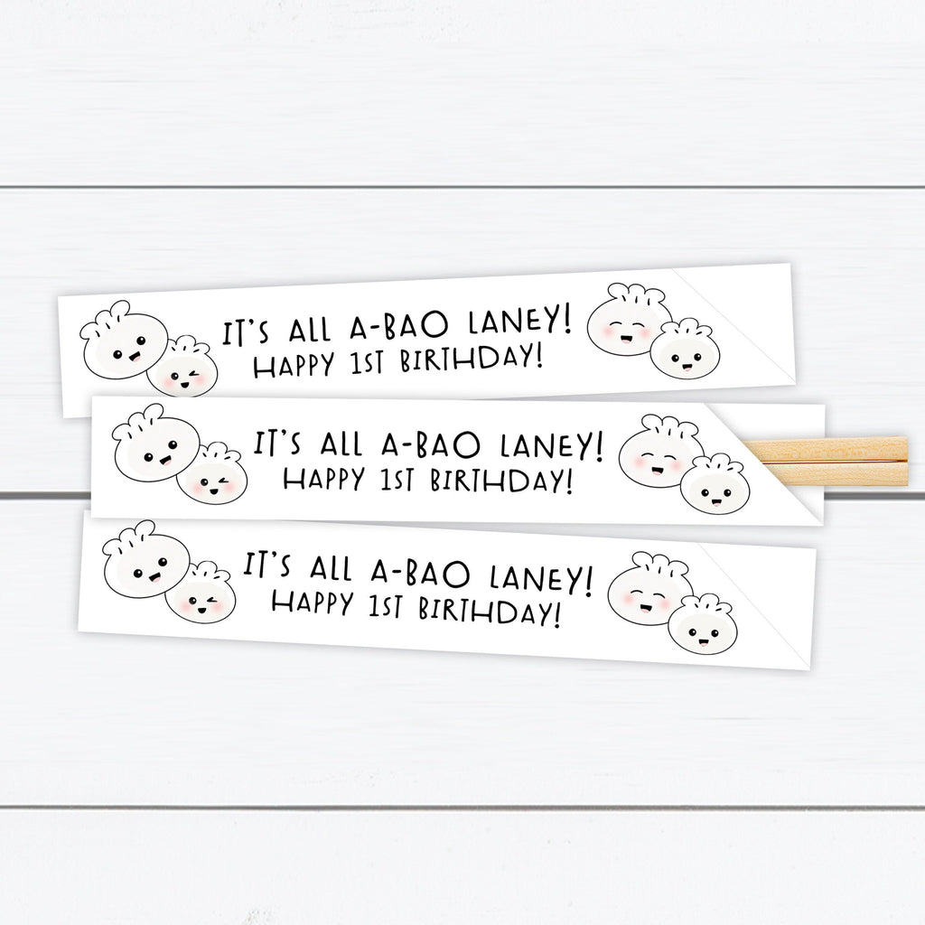 Bao or Dumpling Themed Chopsticks Sleeves